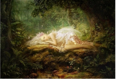 Forest Fairy Lying