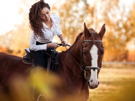 ❤ Friends ❤ - autumn, girl, friends, love, horse