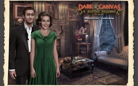 Dark Canvas - A Murder Exposed01 - hidden object, cool, video games, fun, puzzle