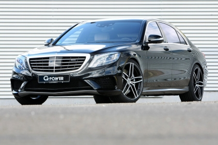 Mercedes-Benz-S63-AMG-by-G-Power - luxury, black, custom wheels, benz