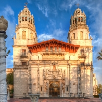 church athearst castle in san simeon CA hdr