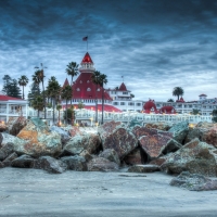 magnificent hotel del coronado in san diego hdr