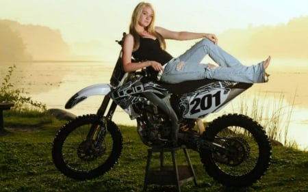 Dirt Bike Motorcycle Model