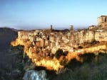 medieval town of sorano in tuscany