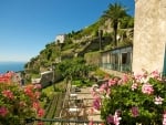 cliffside coastal town in italy