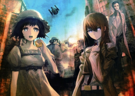 Steins Gate 5K Res Wallpaper - Kurisu, 5Pb, Okabe, Anime, Steins Gate, Mayuri