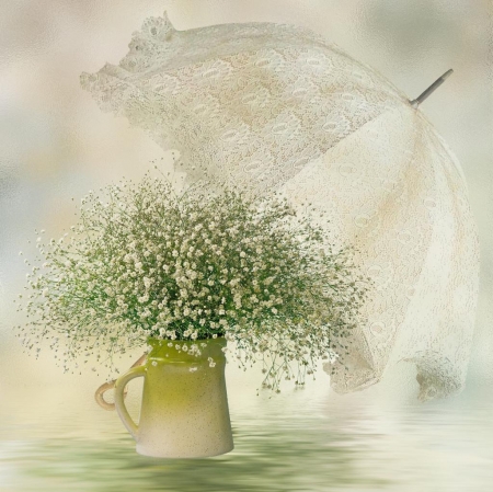 :) - abstract, flowers, fantasy, umbrella