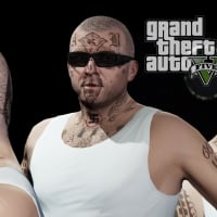 GTA 5 - Aryan Brotherhood Priosn Tattoos - Michael de santa