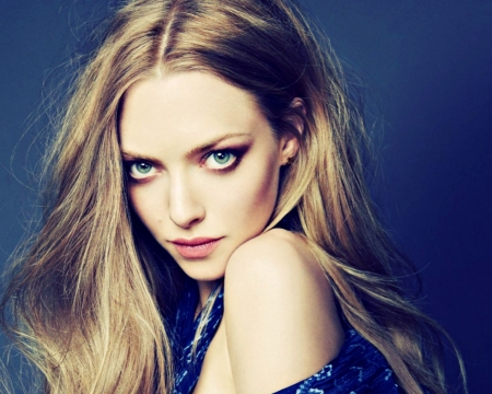 Amanda Seyfried - woman, actress, girl, blue, amanda seyfried, model, blonde