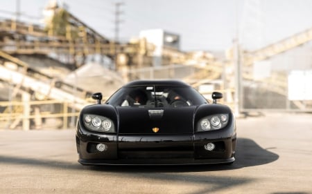 koenigsegg ccxr - industrial, european, koenigsegg, black