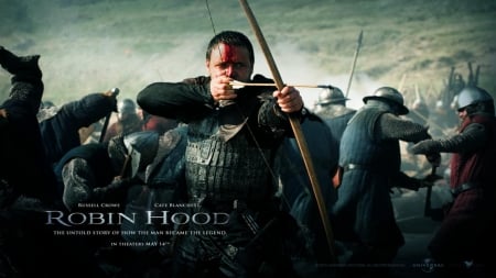 robin hood - hood, bow, arrow, robin