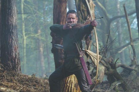 robin hood - robin, hood, bow, forest, tree, arrow