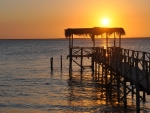 Sunset Over The Jetty