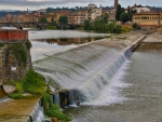 Rivers at Waterfalls Florence Italy