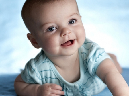 smiling baby - girl, beauty, smiles, baby