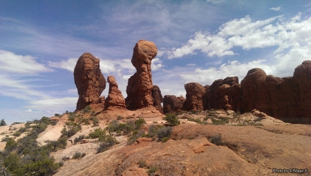 Moab, Utah - nature, sky, utah, clouds, moab