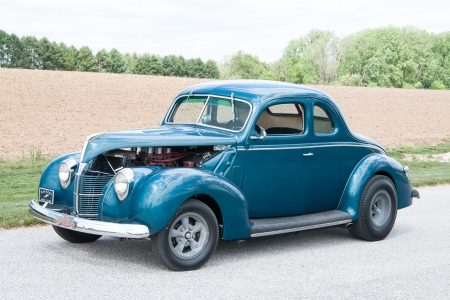 1939-Ford-Coupe - 1939, classic, blue, hotrod