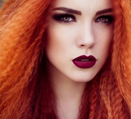 Red Beauty - people, red, photography, fashion, hair