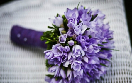 Bouquet - flowers, bouquet, purple, bloom