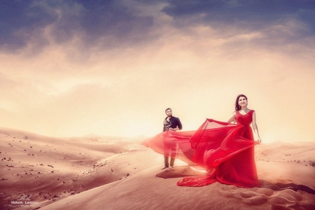 â™¥ - couples, desert, lady, man