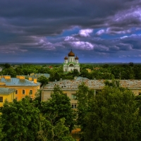 Pushkin, St.Petersburg, St.-Catherine Cathedral, Russia
