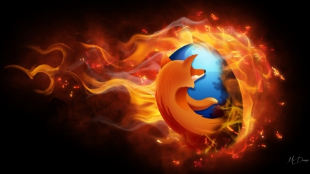 Firefox Heat - burn, globe, hot, flame, heat, Firefox, browser