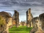 beautiful ancient ruins hdr