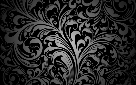 Texture - white, paper, pattern, black, bw, texture, floral, abstract