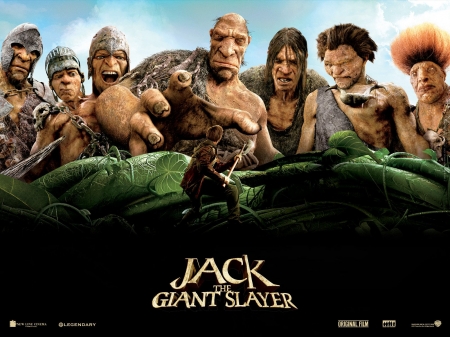 Jack the Giant Slayer (2013) - fantasy, poster, jack the giant slayer, movie, tale, green