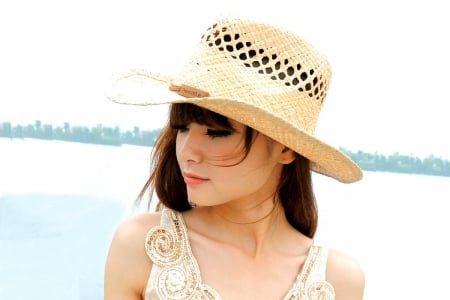 Morning Thoughts - style, girls, western, women, models, hats, cowgirls, brunettes, fun, female, fashion