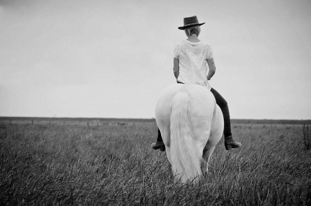 Into the unknown - cowgirl, cute, friends, riding, horse