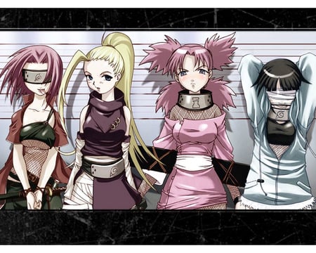 girls in trouble - anime, naruto