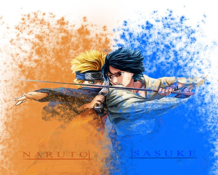 naruto-sasuke - anime, naruto