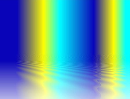 pallors of light - water, green, yelow, blue