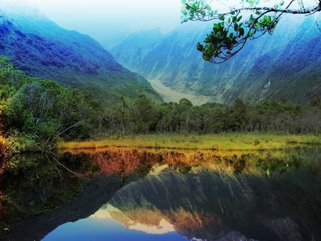 The Emana Valley - lakes, nature, valley, trees, mountains