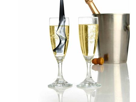 Celebrating  - champagne, glasses, celebration, anniversary, birthday