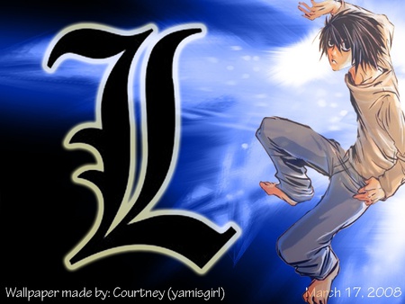 L Death Note - shinigam, death, l