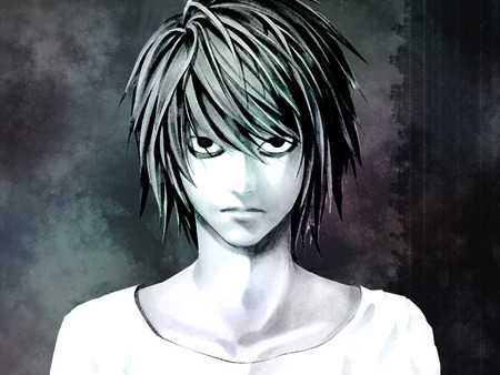 Lawliet Death Note - lawliet, l, man