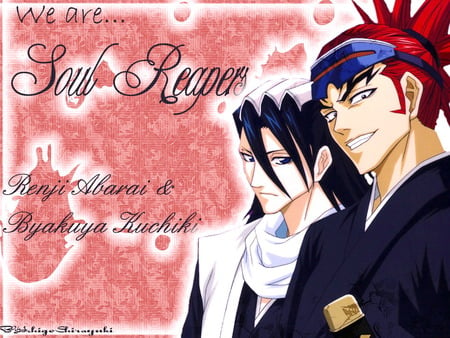 Renji and Byakuya - fight, hollow, shinigami