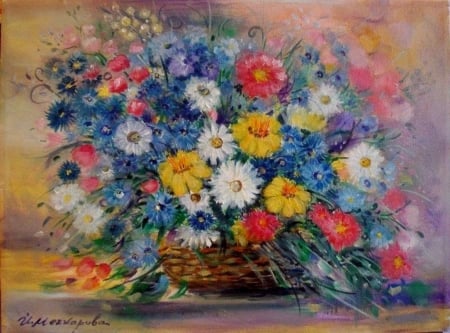 â™¥ - painting, art, abstract, flowers