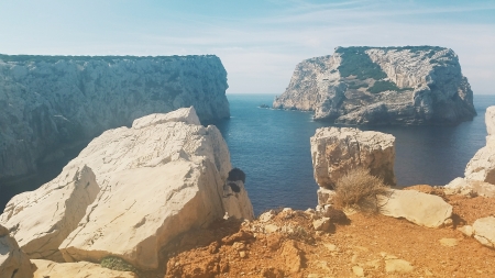 Up on the cliffs - nature, love, places, sardinia, travel, italy, cliffs