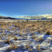 snow and sage sunrise hdr