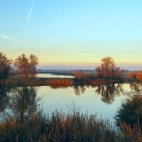 Autumn Lakes mirror