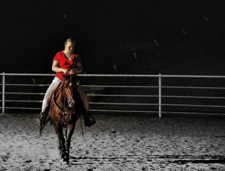 Lonely Rodeo - style, girls, western, women, models, fences, cowgirls, horses, rodeo, fun, female, boots