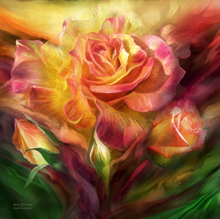 â™¥ - flower, painting, abstract, art