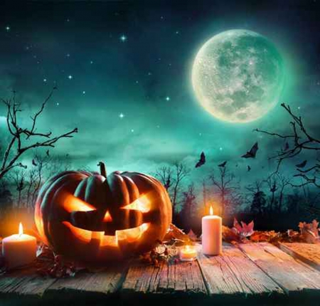 Spooky Night - Spooky, ghost, Night, halloween, pumpkin, dark