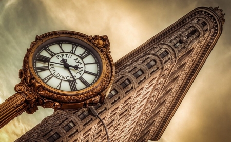 The Twilight Hour - architecture, clock, building, photography