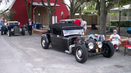 Custom Ford Pickup - ford, classic, hotrod, black