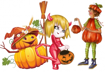 Halloween - halloween, nice, cool, pumpkin, beautiful, colorful, funny, whitch