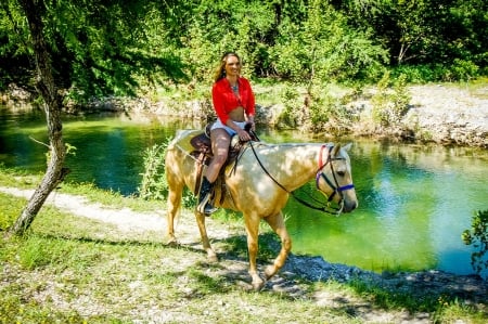 Do I Look Good? - women, fun, female, rivers, boots, fashion, models, Jake, western, girls, cowgirls, style, Texas, horses, blondes, ranch